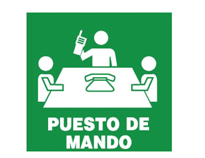señalizacion puesto de mando