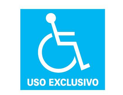 señalizacion uso exclusivo